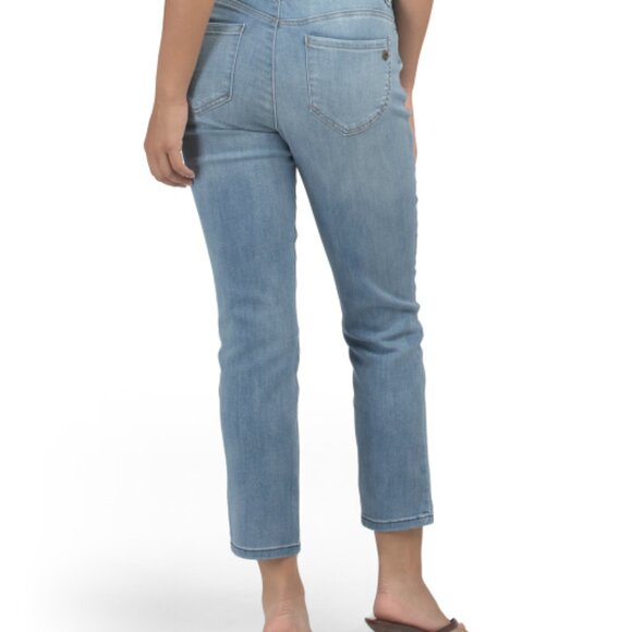 NEW DEMOCRACY Ab Tech High Rise Skinny Jeans in mid blue for women  725 3m7 - Picture 3 of 4